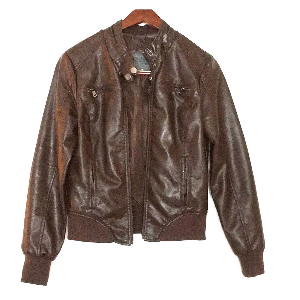 Brown vegan jacket